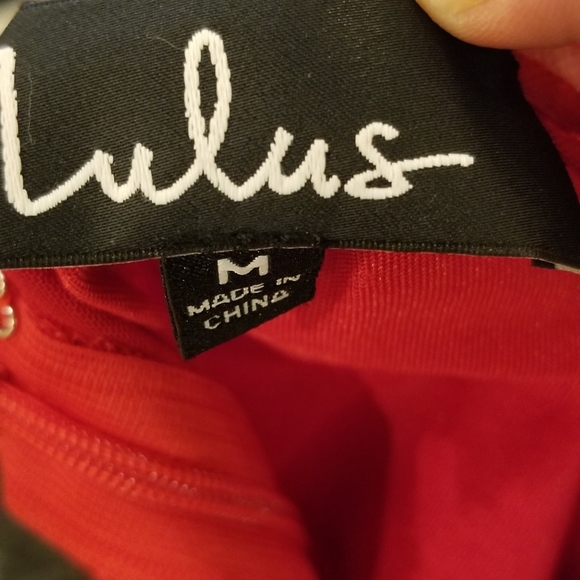 Lulus Malory Strapless Satin Cocktail Dress M NWT - Picture 8 of 8